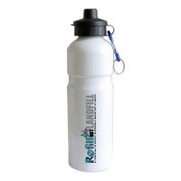 750ml Aluminium Bottle (white)