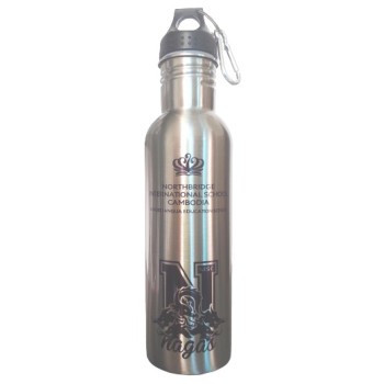 750ml Stainless Steel Water Bottle (silver)