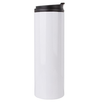 500ml Stainless Steel Flask Bottle (white)