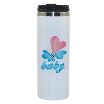 400ml Double Wall Flask (white)