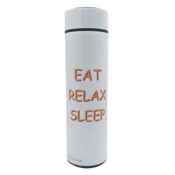 500ml Stainless Steel Flask (white)