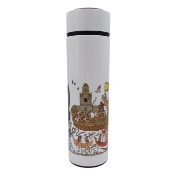 500ml Stainless Steel Flask (white)