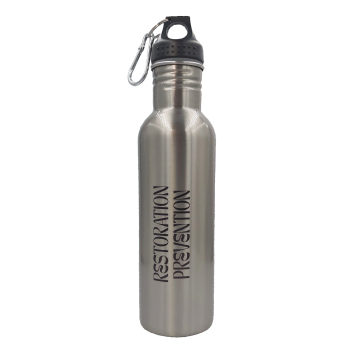 750ml Stainless Steel Water Bottle (silver)