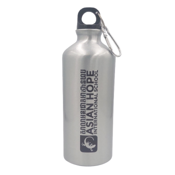 600ml Aluminium Water Bottle (silver)