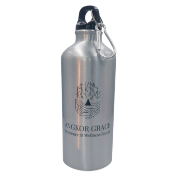 600ml Aluminium Water Bottle (silver)