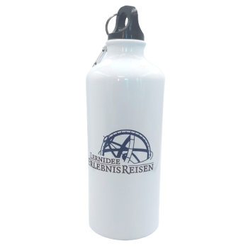 600ml Aluminium Water Bottle (white)