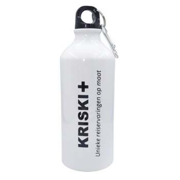 600ml Aluminium Water Bottle (white)