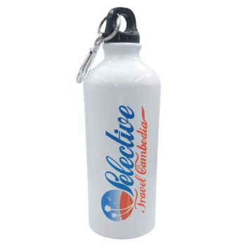 600ml Aluminium Water Bottle (white)