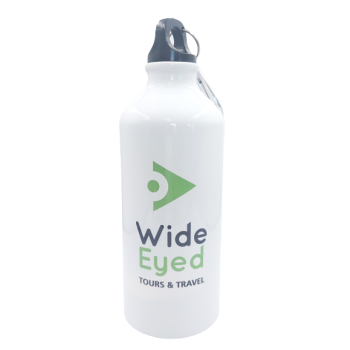 600ml Aluminium Water Bottle (white)