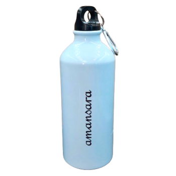 600ml Aluminium Water Bottle (white)