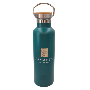 750 ml Bottle - Bamboo Lid - Coloured