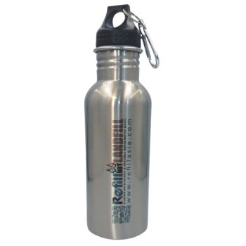 600ml Stainless Steel Water Bottle (silver)