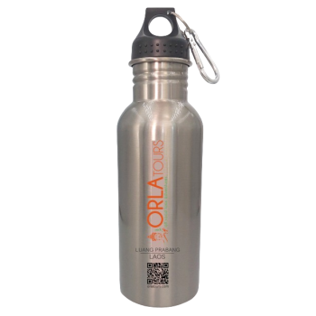 600ml Stainless Steel Water Bottle (silver)