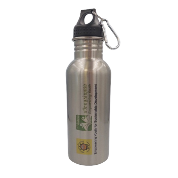 600ml Stainless Steel Water Bottle (silver)