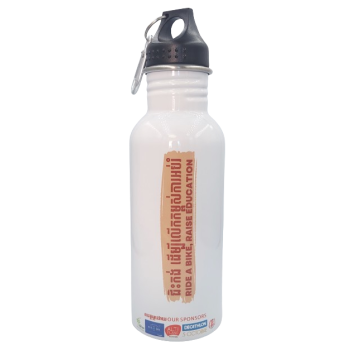  600ml Stainless Steel Water Bottle (white)