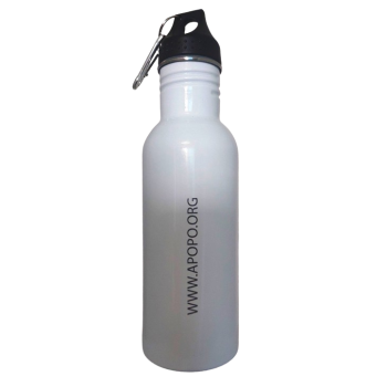  600ml Stainless Steel Water Bottle (white)