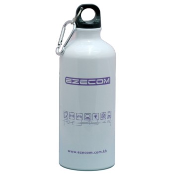 600ml Aluminium Water Bottle (white)