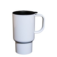 White Polymer Travel Mug