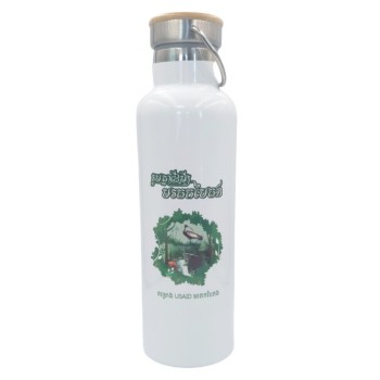 750ml Stainless Steel Bottle - Bamboo Lid