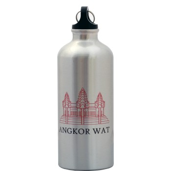 Angkor Wat Silver Water Bottle