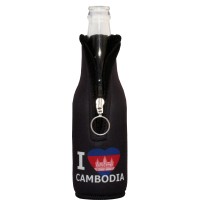I Love Cambodia Zip-Up Cooler
